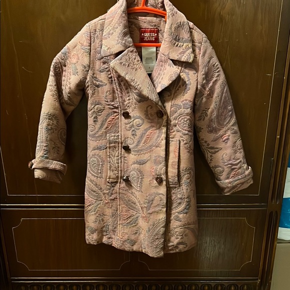 Guess Other - Guess Jeans Pink Paisley Coat
